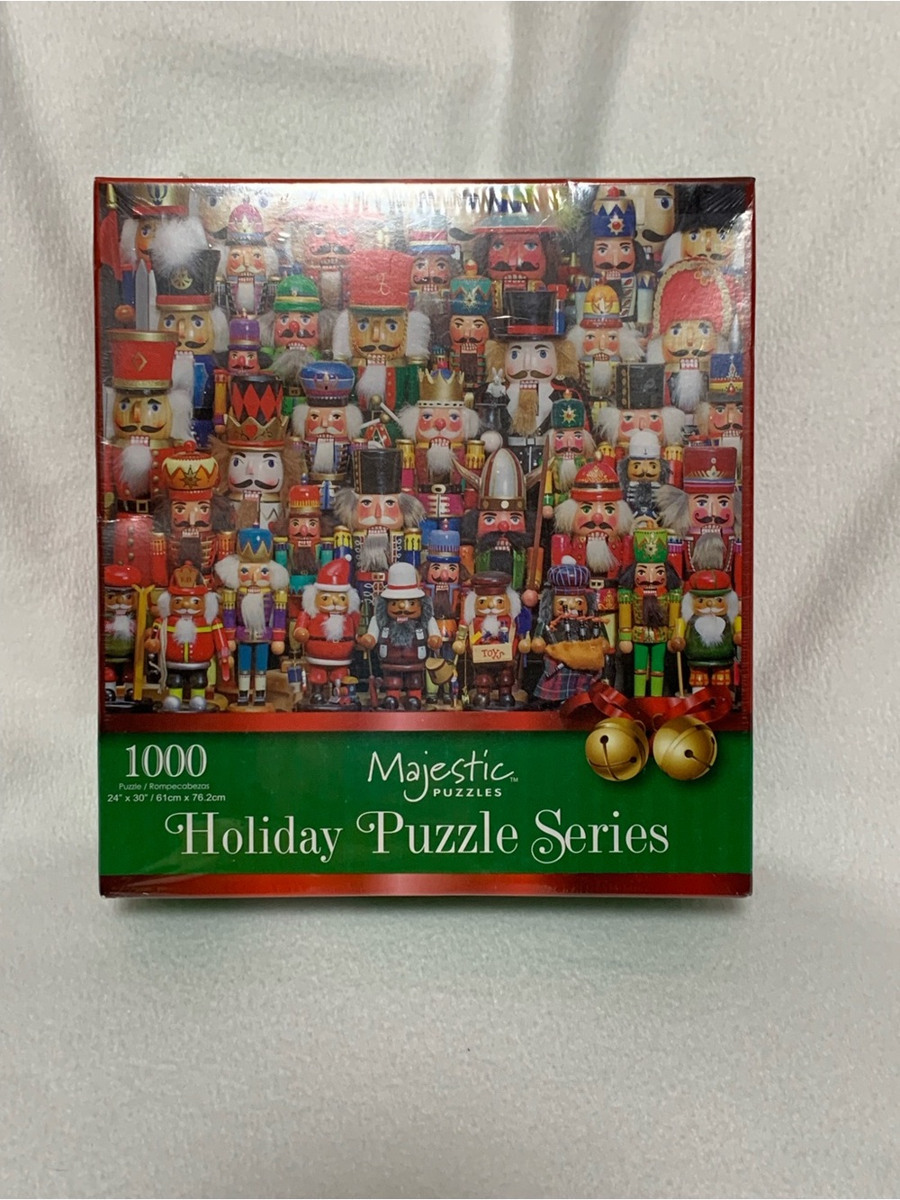 Majestic Red and Green Nutcracker Puzzle Box